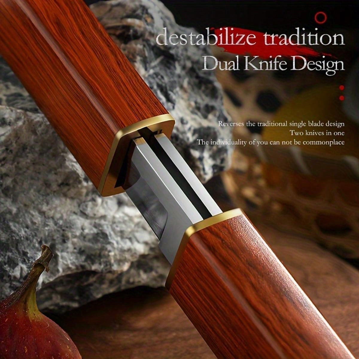 Sharp Fruit Knife, Fixed Blade EDC Portable Scabbard Knife, Meat Cutter