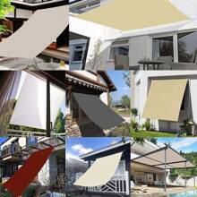 太陽遮蔽帆防水防水pes聚酯纖維長方形花園庇護所,附贈繩索和銅扣套件,適用於戶外庭院草坪庭院遮陽帆防水防水pes聚酯纖維方形遮陰篷,附贈繩索和銅扣套件,適用於戶外庭院草坪庭院遮陽帆罩防水pes聚酯纖維溫室遮蔽網,附贈繩索和銅扣套件,適用於花園庭院草坪戶外 - 淺灰色 - 查看 6