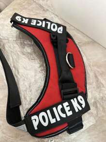 1 Pechera Arnés Ajustable Cómodo Para Perro Gato Con Perros, Correa Pectoral De Pecho Para Mascotas - Rojo - Ver 4