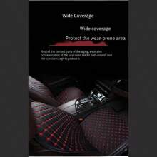 1 Miếng phổ cập 4 Mùa Thoáng khí Giường đơn Da Da giả Hình vuông Cái đệm , Khâu Thiết kế Đối với Ô tô/xe hơi SUV Với Chỗ dựa lưng - màu đen - Xem 9