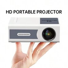 Mini Projector, Support Full HD Video Projector, Portable Outdoor Home Theater Movie Projector, Compatible With HDMI-Compatible, USB, AV, Smartphone/Tablet/Laptop/PC/TV Box For Home Entertainment - UK Plug(220-240V) - View 11