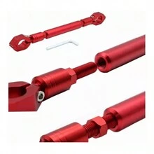 Barra Estabilizadora Para Manubrio Stunt Motos Aluminio - Rojo - Ver 4