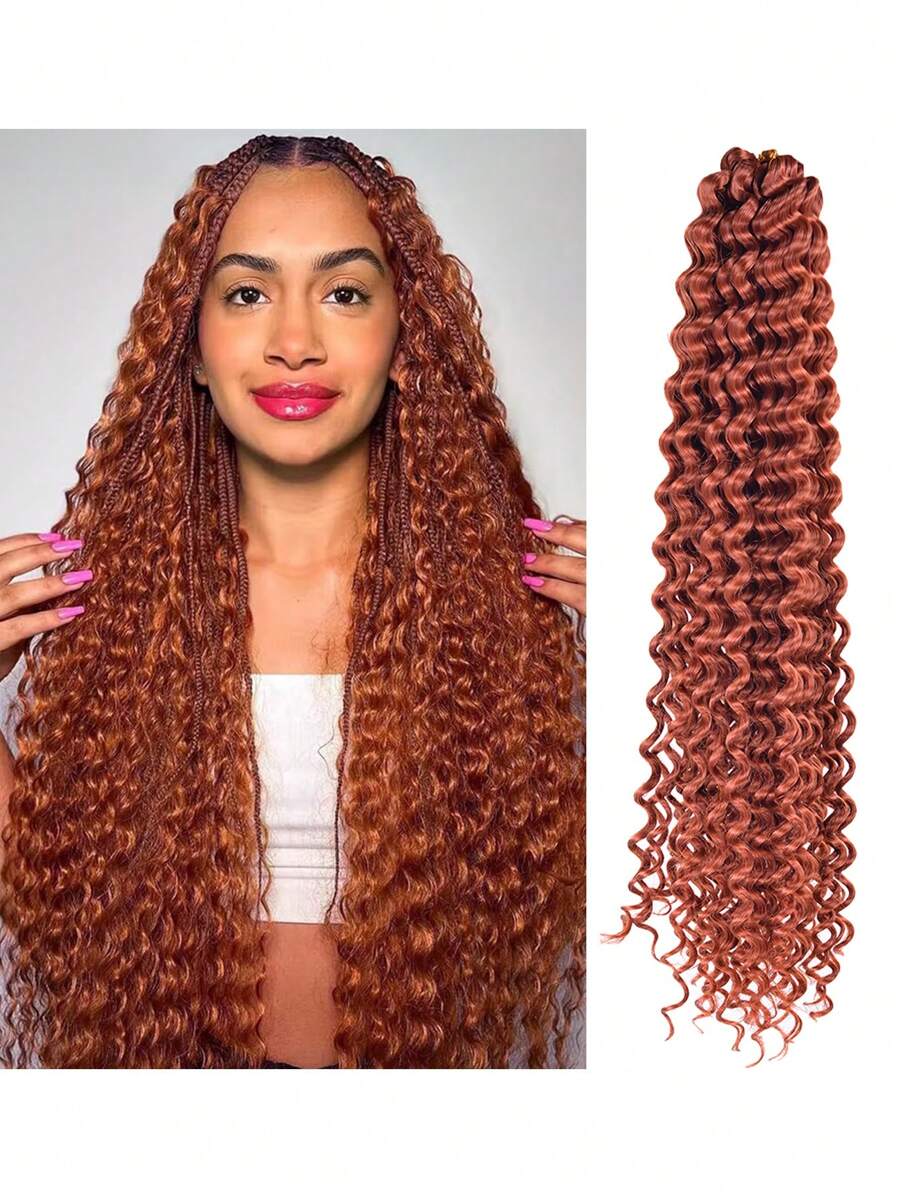 Deep Wave Crochet Hair 22 Inch Ocean Wave Crochet Hair Synthetic Curly