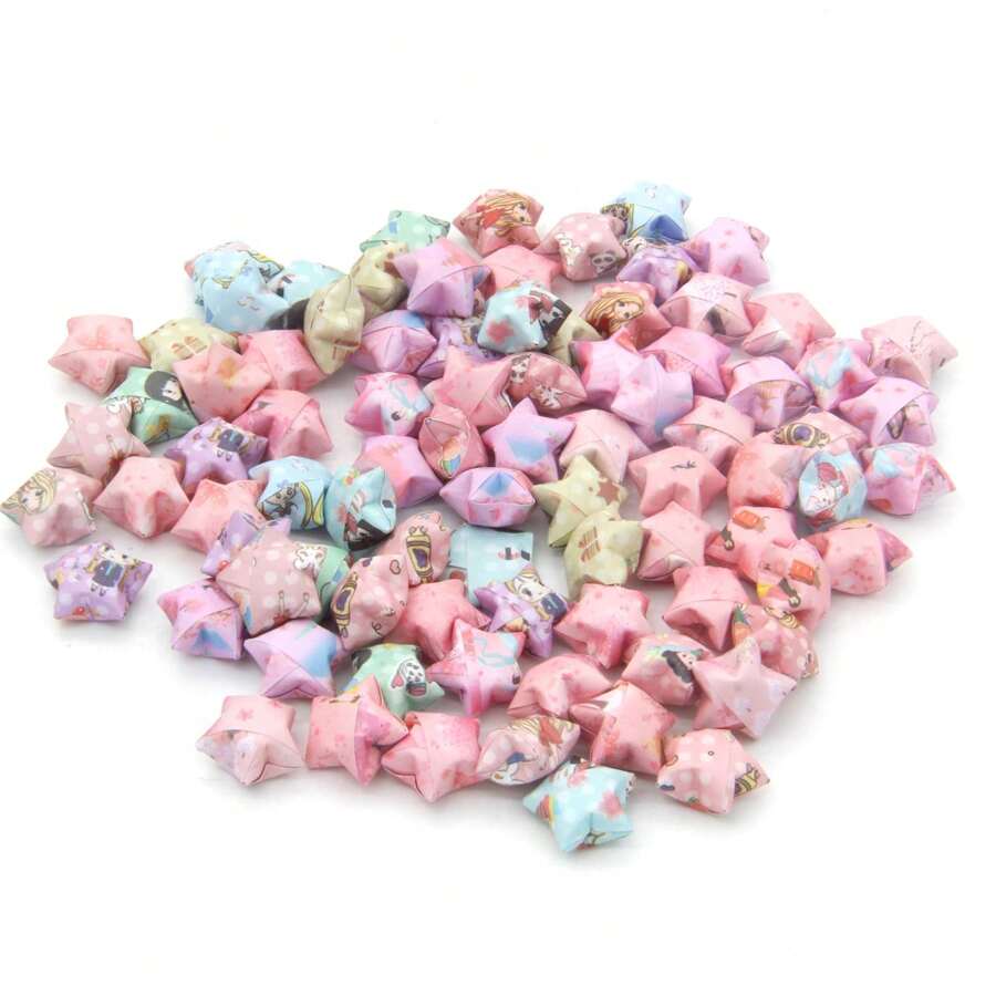 1350 Origami-Sterne Papier - 27 Farben Für Bastelprojekte