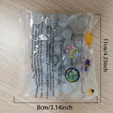 50入組夜光石花園鵝卵石石頭路徑石,路面車道庭院草坪魚缸禮品室內外裝飾（白天白色,夜晚藍色） - 白色 - 查看 5