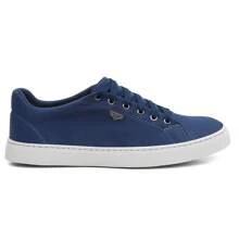 tenis masculino Sola Reta Lançamento Skatista Confortável - Azul - Visão 2