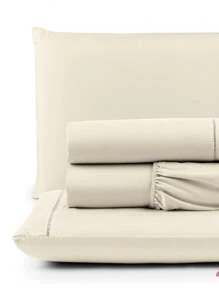 Sheet Sets With Pillowcases - 米色 - 查看 2