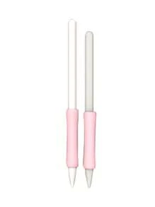 1pc/2pcs/4pcs/8pcs Silicone Pen Sleeve Grip, For 1st/2nd Generation Touch Screen Pens, Universal - Pink - View 3