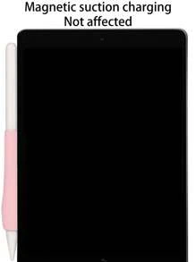 1pc/2pcs/4pcs/8pcs Silicone Pen Sleeve Grip, For 1st/2nd Generation Touch Screen Pens, Universal - Pink - View 8