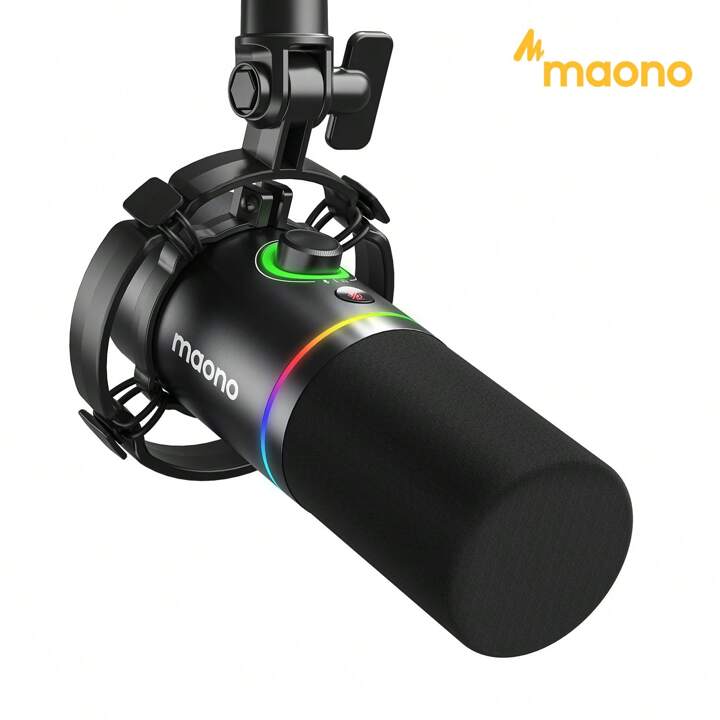 MAONO ゲーミングマイク ダイナミックマイク USB XLR接続 PCマイク Amazon.co.jp: MAONO ダイナミックゲーミングマイク USB/XLR接続