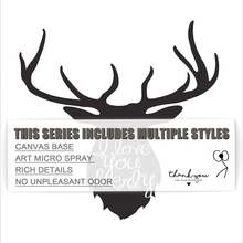 Bộ 3 bức tranh trang trí chủ đề Hươu và "HOME", trang trí nhà theo phong cách tối giản, tranh treo tường theo phong cách Bắc Âu cho phòng ăn và khách sạn, phòng ngủ theo phong cách INS, chất liệu vải canvas độ nét cao, 3 tùy chọn kích thước, không khung - 50 - Xem 9