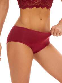 4片装/包和3片装/包女士生理期内裤 - 不吸水舒适防漏卫生内裤 - 彩色 - 查看 4