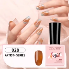 GIRL PLUS GIRLPLUS MaroonGel Nail Polish,8ml Soak Off UV Light Cure Gel Polish For Nail Art DIY Manicure At Home,Earl Caramel 028 - Maroon - View 7