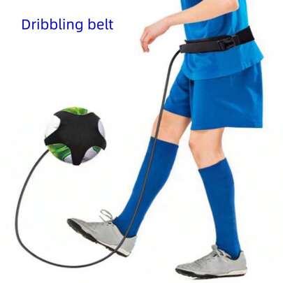 1pc Elastic Football Juggling Strap, Juggling Trainer, Juggling Bag, Football Training Equipment, Outdoor Sports, Back To School Season, Sports Holiday Accessories. Options: [1pc Juggling Strap]: Waist Belt + Elastic Rope + Football Bag, [1pc Juggling Strap + 1pc Size 4 Football]: Waist Belt + Elastic Rope + Football Bag + 1pc Size 4 Football + Air Pump, [1pc Juggling Strap + 1pc Size 5 Football]: Waist Belt + Elastic Rope + Football Bag + 1pc Size 5 Football + Air Pump