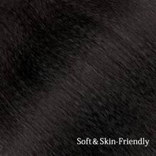 Kinky Straight Ponytail Extension, Afro Curly Drawstring Ponytail 20 Inch Long Kinky Straight Ponytail Extension Synthetic Pony Tails Hair Extensions - Black - View 9