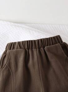 寶寶男孩鬆身編織休閒褲,適用於春季和秋季