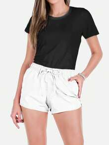 Women T-Shirts - màu đen - Xem 4