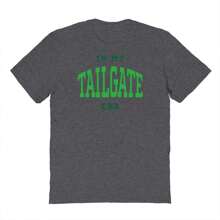 Nearly There In My Tailgate Era Graphic Dark Heather Unisex Cotton Short-Sleeve T-Shirt - Dark Grey - View 1