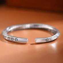 Viking Style Totem Mobius Bracelet Mobius Bracelet Elegant Simple Design Bohemian Style Bracelet Open Bangle Bracelet Minimalist Hand Jewelry  For Men Women