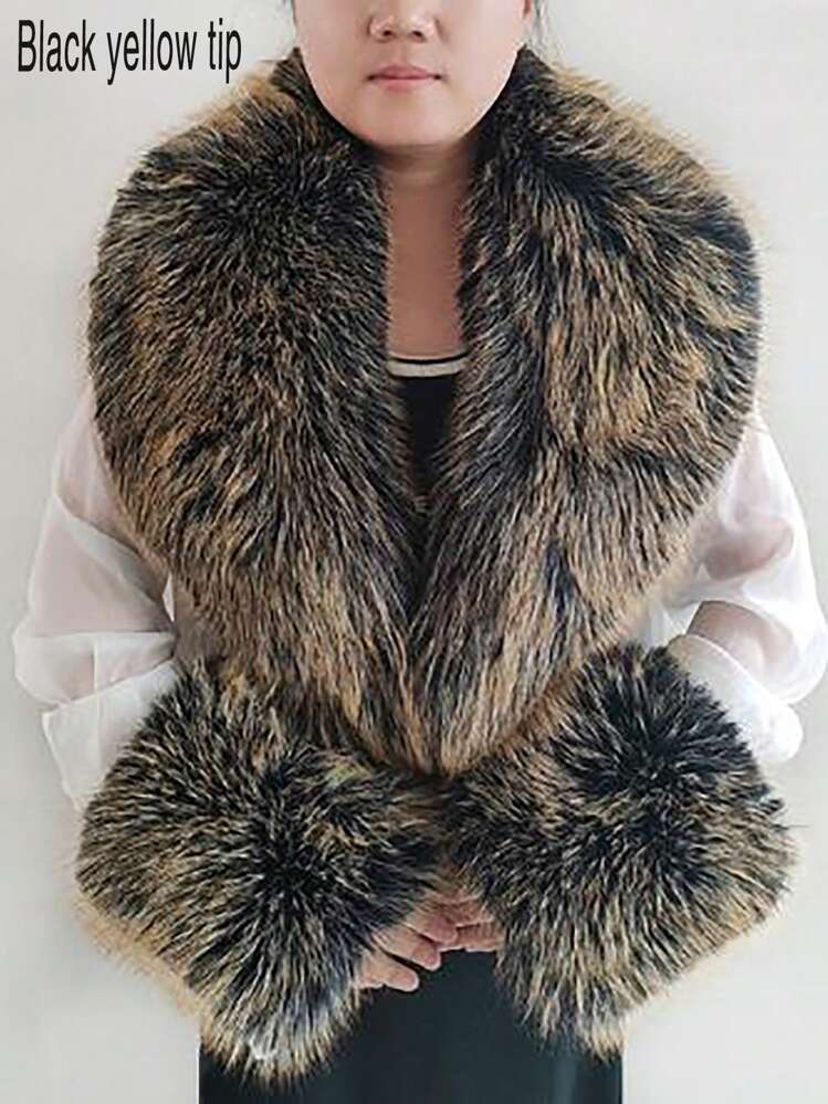 Giacca in pelliccia sintetica di lusso - Donna - Cappotto invernale