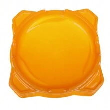 1pc Burst Battling Top Arena Bey Stadium Plate Spinning Top Toy - Orange - View 6
