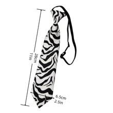 1 件女士无领带粉色心形领带，适合日常搭配衬衫、学校 - 彩色 - 查看 11