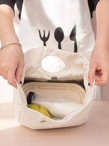 1 Túi Giữ Nhiệt Túi Hộp Đựng Đồ Ăn Trưa Túi Đôi Dung Tích Lớn Khăn thêu Thư Học Sinh Bữa Ăn Túi Làm Mát Cách Nhiệt, Túi Du Lịch Dã Ngoại Di Động, Túi Đựng Đồ Ăn Trưa Giữ Nhiệt Cho Văn Phòng Túi Ăn Trưa Trường Học Túi Đựng Đồ Ăn Trưa Cách Nhiệt Cho Hộp Cơm Trưa Hộp Đựng Đồ Ăn Trưa Cho Công Việc Văn Phòng Kỳ Nghỉ Kỳ Nghỉ Cho Nam Giới Cho Nữ Cho Cắm TrạiHộp Cơm Trưa Trường Học Đa Năng(A-Y)(Nhãn Phong Cách Ngẫu Nhiên) Túi Tổ Chức Trường Học Túi Đựng Đồ Cho Giáo Viên Túi Lớp Học Túi Tổ Chức Lớp Học - Màu be - Xem 5