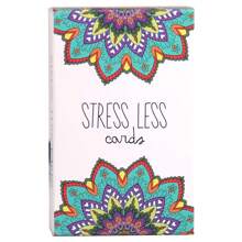 Stress Less Cards Mindfulness & Meditation Exercises Card Game - White - View 1
