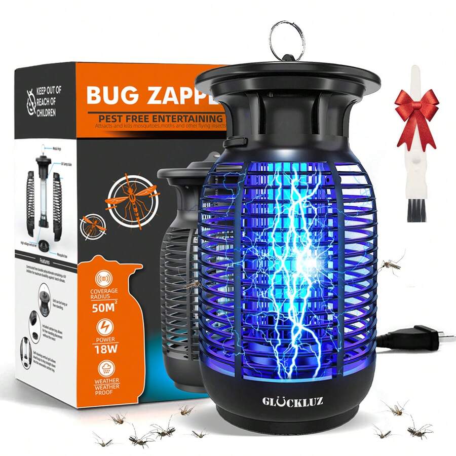 18W Lámpara Mata Mosquitos Eléctrica Luz Uv Mosquito Killer - Tipo de Enchufe A USA (110-127V) - Ver 1