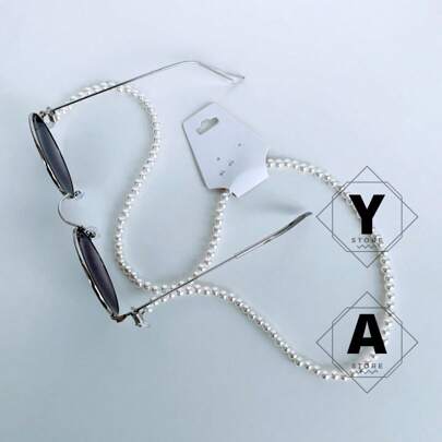 Cordão miçangas de bolinhas salva óculos vintage retrô