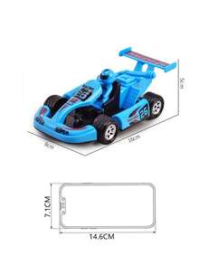 1 Pieza Juguete De Go-kart Para Niños De Tamaño Grande De Color Aleatorio, Para Chicos - Multicolor - Ver 8