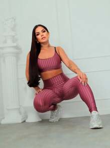 Women Sports Sets - Hồng - Xem 5