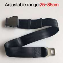 Aircraft Airplane Buckle Seat Belt Extension Strap Plane Seatbelt Black - 黑色 - 查看 3
