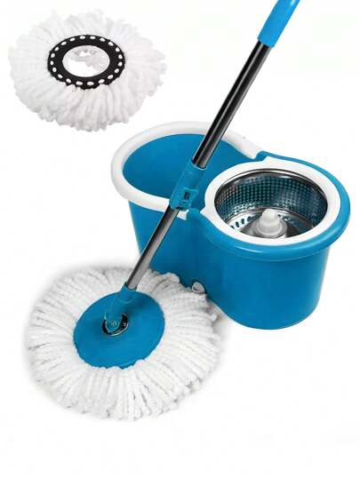 Trapeador Magico Mop Giratorio Cubeta Para Trapear Mop Torbellino de Limpieza