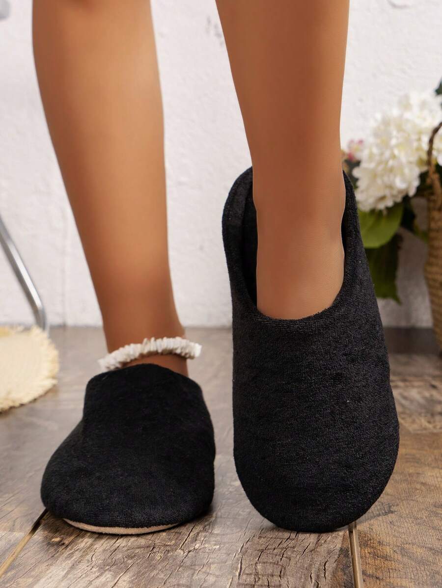 Dép đi trong Nhà dành Nữ - màu đen - Xem 1