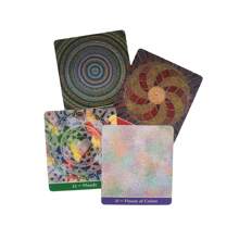 母親地球曼陀羅神諭卡,44入多彩卡片一盒,適用於假日派對家庭朋友派對桌遊卡牌,送給朋友的禮物 - 彩色 - 查看 5