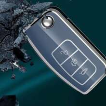 TPU Car Key Covers, Suitable For Focus 2 Sport, Escape, Escape, Falcon, B-Max, C-Max Sport, And Galaxy Series Key Covers/Stands. - White - View 4