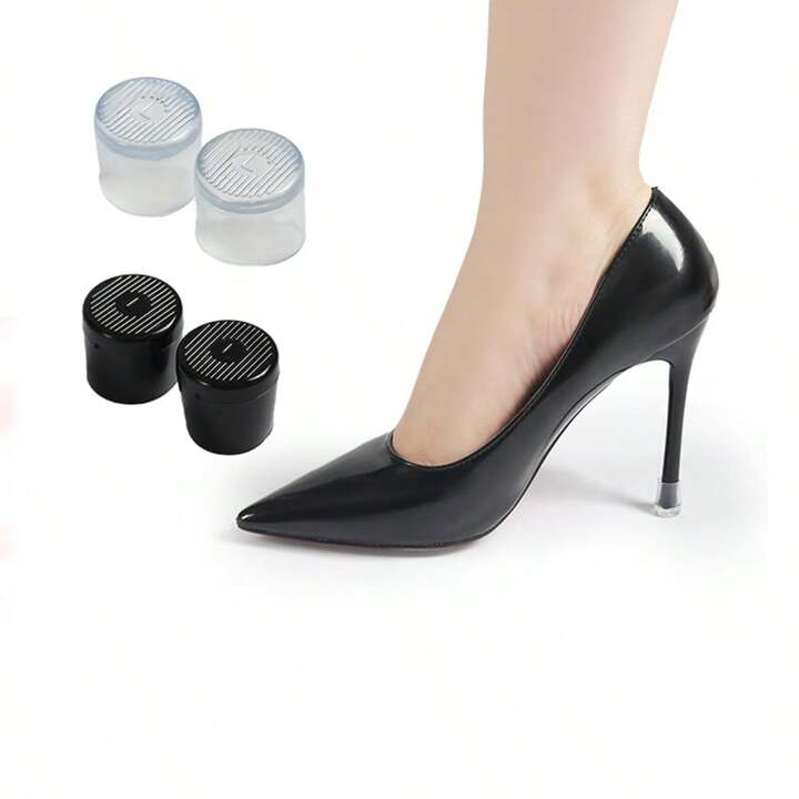2 Pi ces Chaussures Talons Hauts Embouts De Talons Antid rapants Anti bruit Et R sistant L abrasion Prot ge talon De Forme Ronde Plus Aucun
