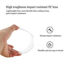 Photochromic Cycling Sunglasses With 3 Lenses - Purple - View 4