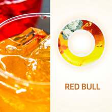 1入口味水瓶膠囊,水瓶水果香氣環,創意水杯香氣膠囊,戶外運動用 - 紅牛 - 查看 1