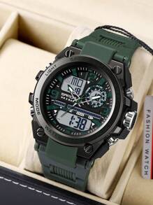 SANDA SANDA Top Brand Men's Watch 5ATM Waterproof Sports Military Watch Quartz Men's Watch Clock 6024