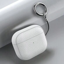 适用于 1/2、 Pro、 Pro2、 3、 4 的保护壳,TPU 仿皮保护壳,外观精美,带钥匙扣,提供全面保护 - 白色 - 查看 6