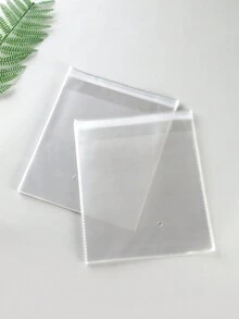 50入組20*24cm透明opp袋,適用於包裝珠寶、禮品等 - 無色 - 查看 3