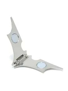 Pequeño clip para billetes con forma de murciélago, creativo clip para billetes de papel con forma de murciélago, de acero inoxidable, de metal, para tarjetas de visita, para hombre