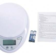 Balança De Cozinha Digital Com Bandeja Sensibilidade de 1g  Até 5kg Uso Doméstico e Profissional  - SF420SHE - Branco - Visão 6