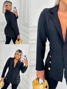 Women Blazers - màu đen - Xem 2