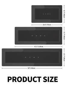 1 Pieza Estilo Moderno Simple De Material Pu, Fashonable, Antideslizante, Fácil De Limpiar, Alivia La Fatiga Del Pie, Resistente Al Desgaste, Al Rascaniento Y A Prueba De Agua - Alfombra De Cocina - Multicolor - Ver 3