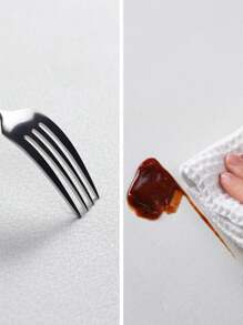 1 Pieza Estilo Moderno Simple De Material Pu, Fashonable, Antideslizante, Fácil De Limpiar, Alivia La Fatiga Del Pie, Resistente Al Desgaste, Al Rascaniento Y A Prueba De Agua - Alfombra De Cocina - Multicolor - Ver 7