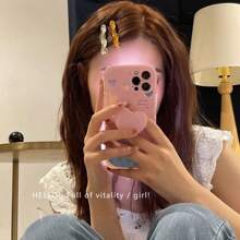 2/4pcs Jelly Color Transparent Wavy Side Bangs Clip, Simple Colorful Hair Clips, New Fashion Design Claw Clips Hair Claws Hair Barrettes, School Stuff, Hair Accessories, Head Accessories, Hairpin - Multicolor - View 3