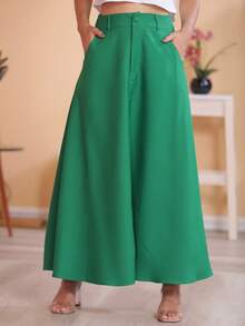 Women Skirts - 綠色 - 查看 3